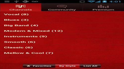 Mendengarkan Musik Jazz Online Gratis Jazz Radio Android_C