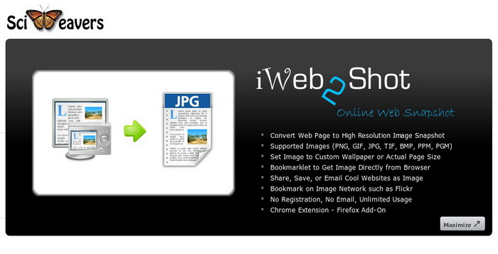 Mengambil Screenshot Sebuah Website Menjadi Gambar JPG iWeb2Shot Mengambil Screenshot Website Menjadi Gambar JPG - iWeb2Shot