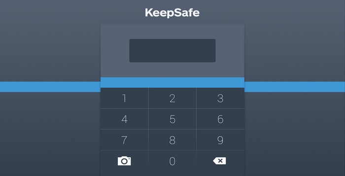 Sembunyikan foto video Android keepSafe Vault